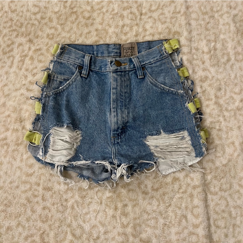 Furst of a Kind Yellow O Ring Shorts